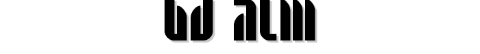 BD Alm font